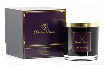 A Cozy and Relaxing Ambiance with Viola Mist Candle - Premium Quality