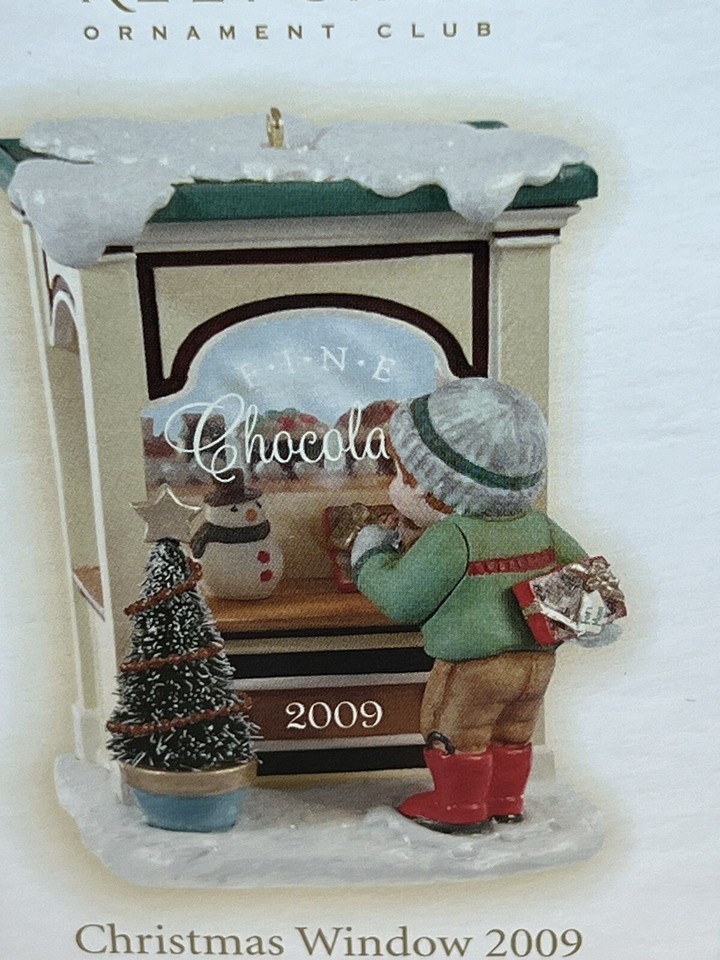 Hallmark Keepsake Ornament Club CHRISTMAS WINDOW Series 2009 Fine