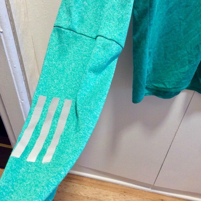 womens green adidas top