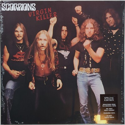 SCORPIONS VIRGIN KILLER LP レコード 帯付き SCORPIONS Virgin Killer 180 gram LP SEALED Sky Blue Vinyl