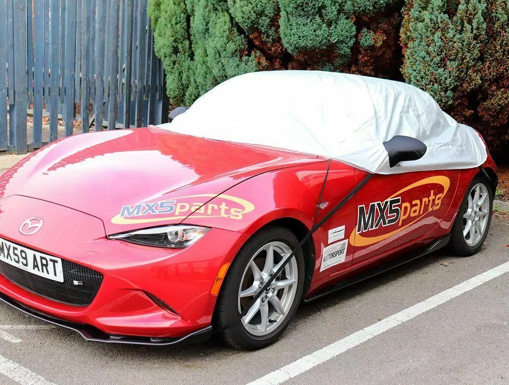 MX5 Half Car Cover Waterproof Soft Top Roof Windscreen Protector All Mazda  MX-5