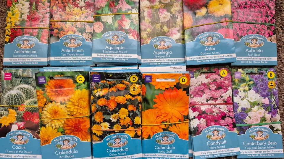 Mixed Job Lots of Mr Fothergill's FLOWER Seeds - 2025 SOW BY DATES - Image 2 of 4