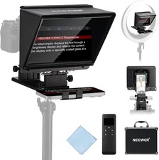 NEEWER X1 Pro II Teleprompter 9" Metal with RT113 Remote/App Control, SEE PHOTOS