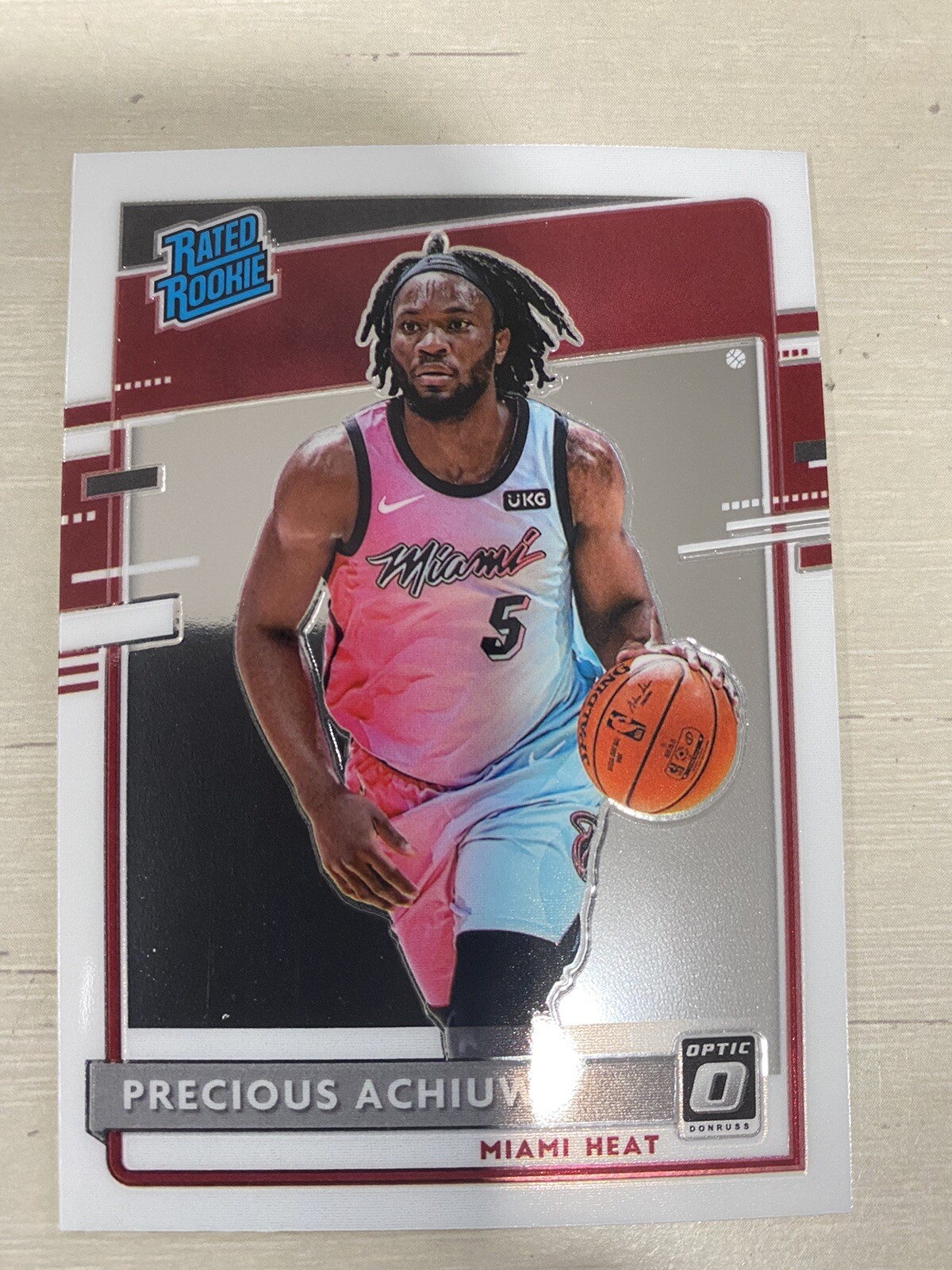 2020-21 OPTIC RATED ROOKIE #170 PRECIOUS ACHIUWA RC TORONTO RAPTORS BASE