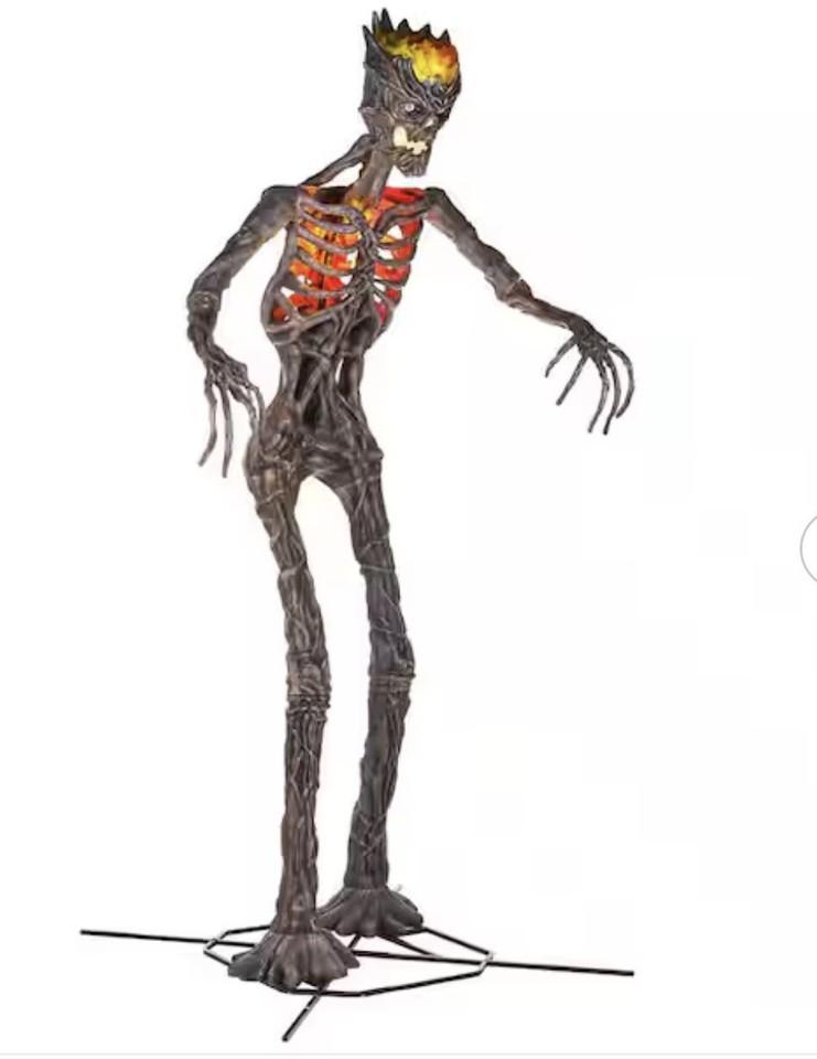 Home Accents 12.5 Ft Giant Deadwood Inferno Skeleton Halloween Home