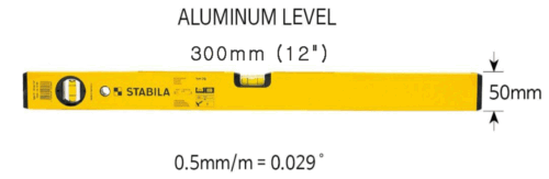 STABILA Aluminum Level 70 series 12" 16" 18" 24" Hand Tool - Picture 4 of 7