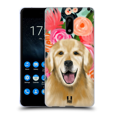 HEAD CASE DESIGNS PETS AND FLORALS SOFT GEL CASE FOR NOKIA PHONES 1