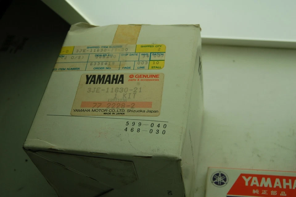 Kit de pistón Yamaha 3JE-11630-21: 1988-1990 YZ250W YZ350A YZ250A1 DE FÁBRICA Foto 2 de 4