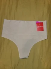 Spanx Everyday Shaping Panties Thong Nude Sz L Shapewear Slimming Underwear