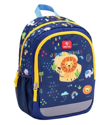 Belmil Kindergarten Rucksack Kiddy Plus - LITTLE JUNGLE