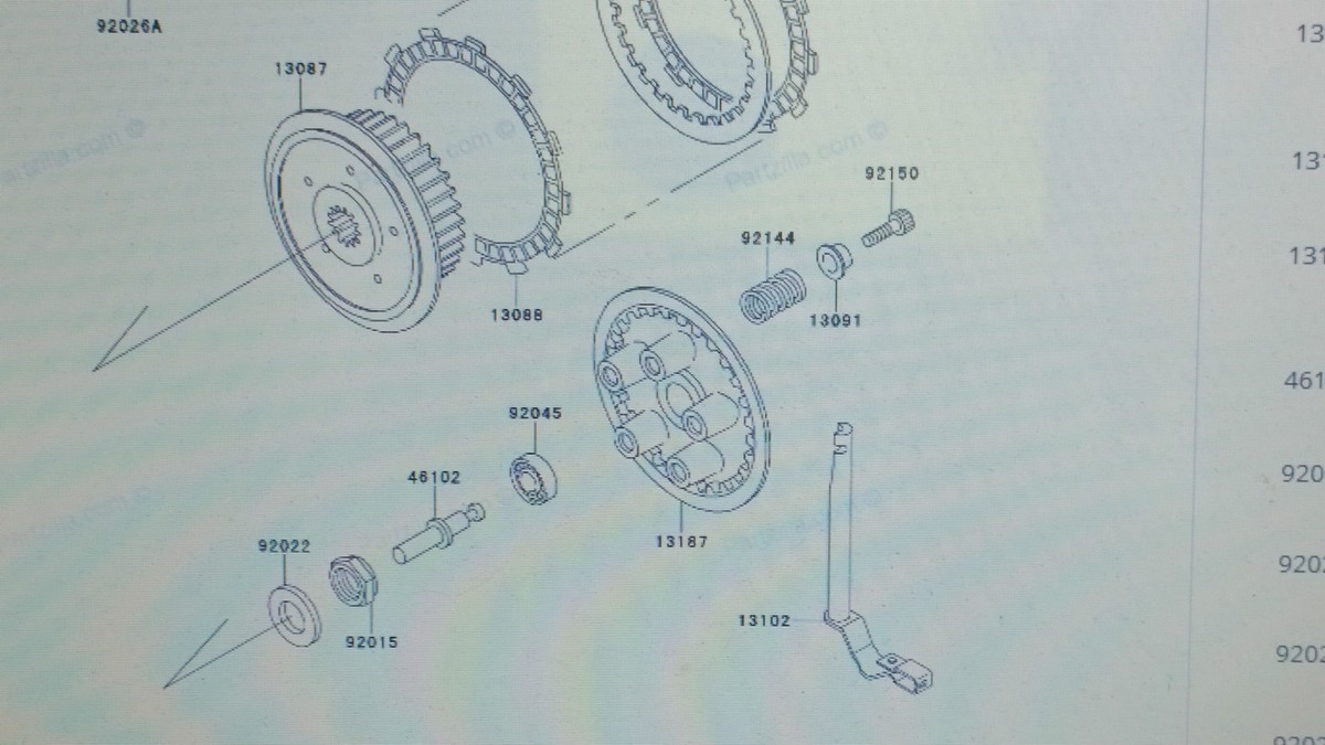 ZX-6 ZZR600 ZX-10R ZX-14R New Genuine Kawasaki Clutch Spring ZX-6 ZZR600 ZX-10R ZX-14R New Genuine Kawasaki Clutch Spring