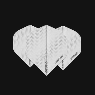 Winmau Flights Prism Delta White, Shape: Standard #2, 100 micron