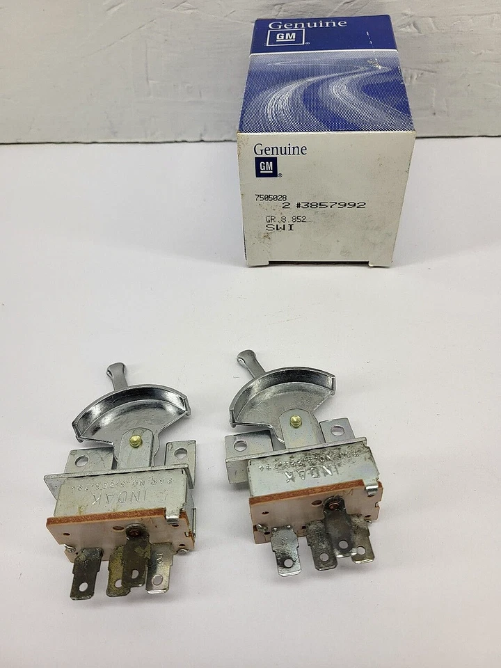 Interruptor aquecedor CA Chevrolet GMC Pickup Blazer Suburban C10 C20 NOS 1967 1972 - Imagem 4 de 4