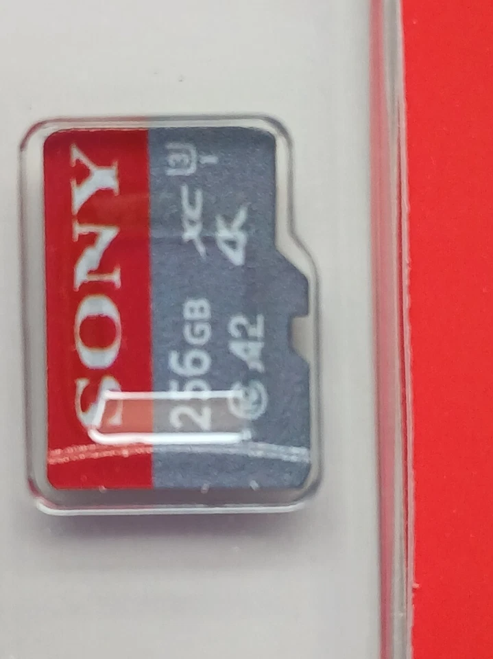 SONY 256GB Micro SD Card Flash Memory Card TF Card Class 10 NEW SEALED - Image 4 of 4