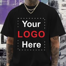 Personalized Custom T-Shirt Customized w/Photo, Text, Logo DTF S 3XL