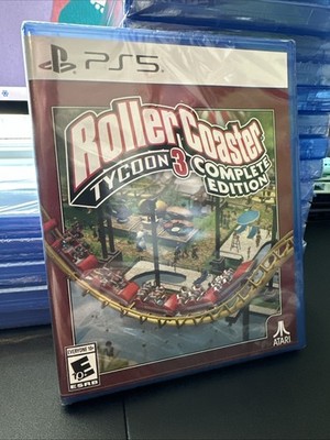 New Sealed Rollercoaster Tycoon 3 Complete Edition PlayStation 5 PS5 Roller
