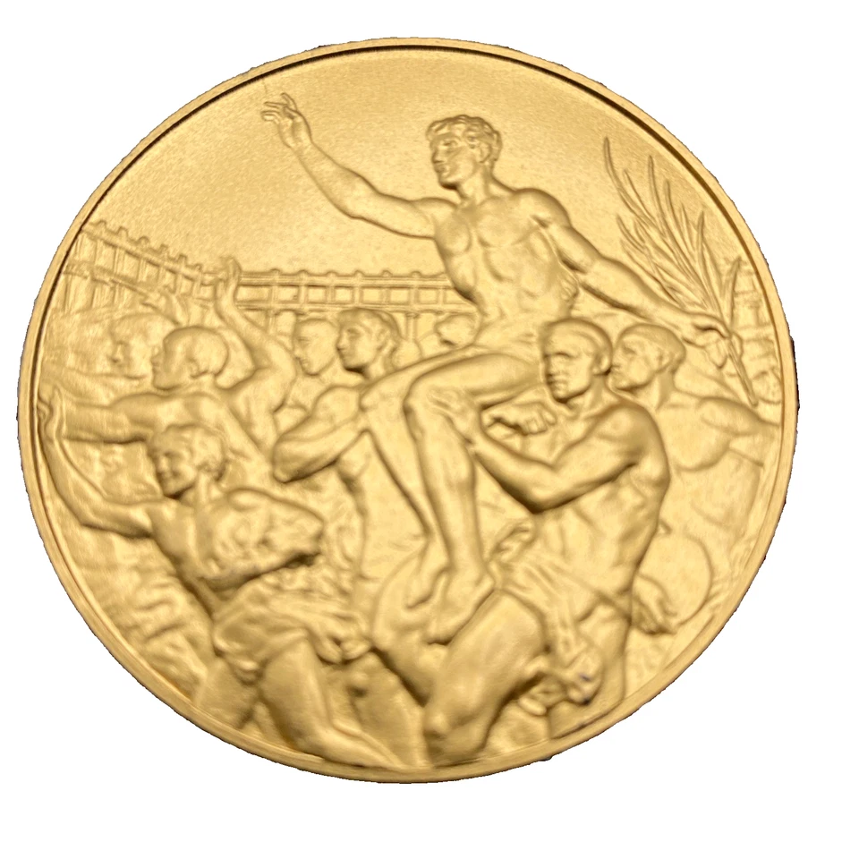 US Olympic Team Official Olympic Medal Contributor 7" X 6"Plastic Plaque Vintage - Image 2 of 4