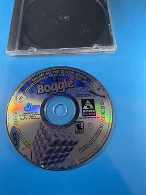 Boggle CD-ROM (PC, 1997 Hasbro Windows 95 Word Search Game DISC ONLY 