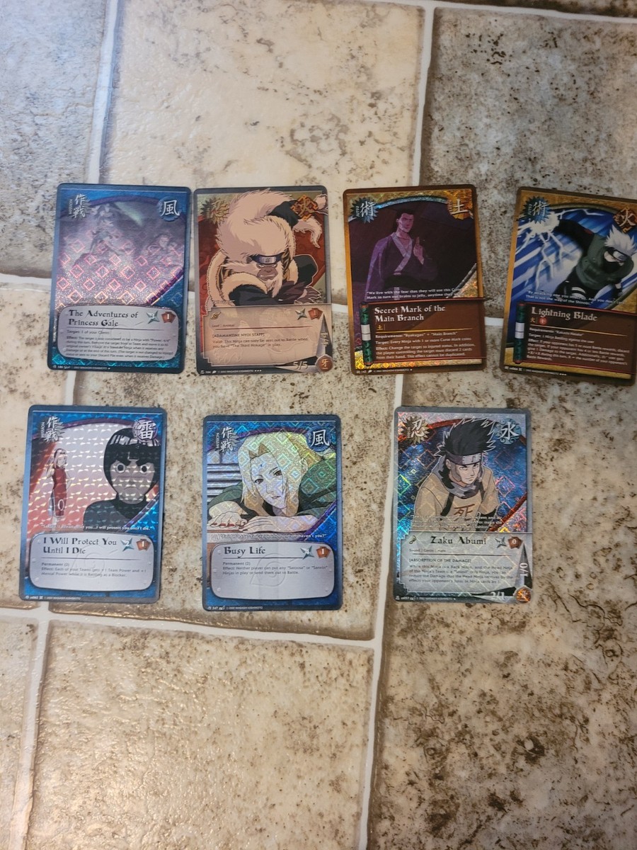 Lot Of 7 Naruto Collectible Card Game Special Edition Cards | eBay