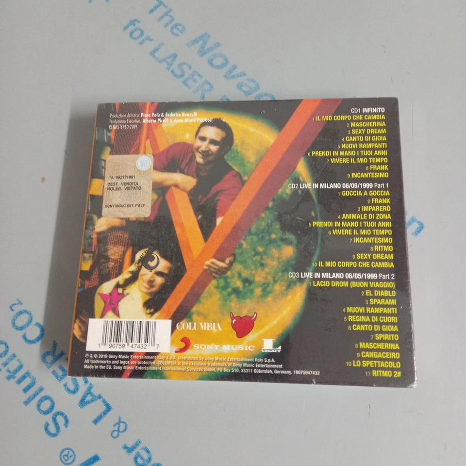 LITFIBA INFINITO REMASTERED LEGACY EDITION 3 CD NUOVI E SIGILLATI - Immagine 2 di 2