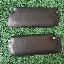 1976 Corvette C3 Sunvisors - Black - Pair - Made In USA