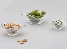 SIN Urch Glass Decrative Bows Set Of 3