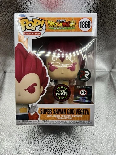 Funko Pop! Super Saiyan God Vegeta (Chase)- Chalice Collectibles #1868