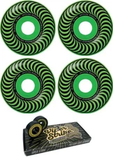 Spitfire Wheels Formula Four Classic Skateboard Wheels - 52mm 99a + bearings