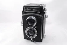 (7983) Minoltaflex TLR 6x6 120 Film Camera Chiyoko Rokkor 75mm F3.5 Lens, EXC!!