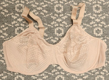 New Wacoal Visual Effects Minimizer Bra - Size 34G - Sand -  857210