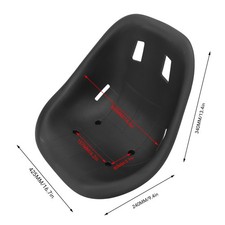 Seat Saddle Comfortable Ergonomic Large Size Backrest Saddle For Go Karts Drift