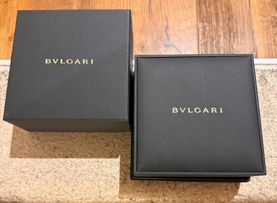 Bvlgari Bulgari watch Box (Inner+Outer) new line Plastic Free watch box case NEW!!