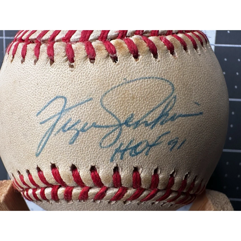 Fergie Jenkins Signed Rawlings Official AL Baseball HOF 91 Original Box MLB Gift - Image 2 of 4