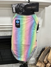 Canada Pooch Rainbow Chill Seeker Dog Cooling Vest Breathable Mesh Jumbo XXL 32