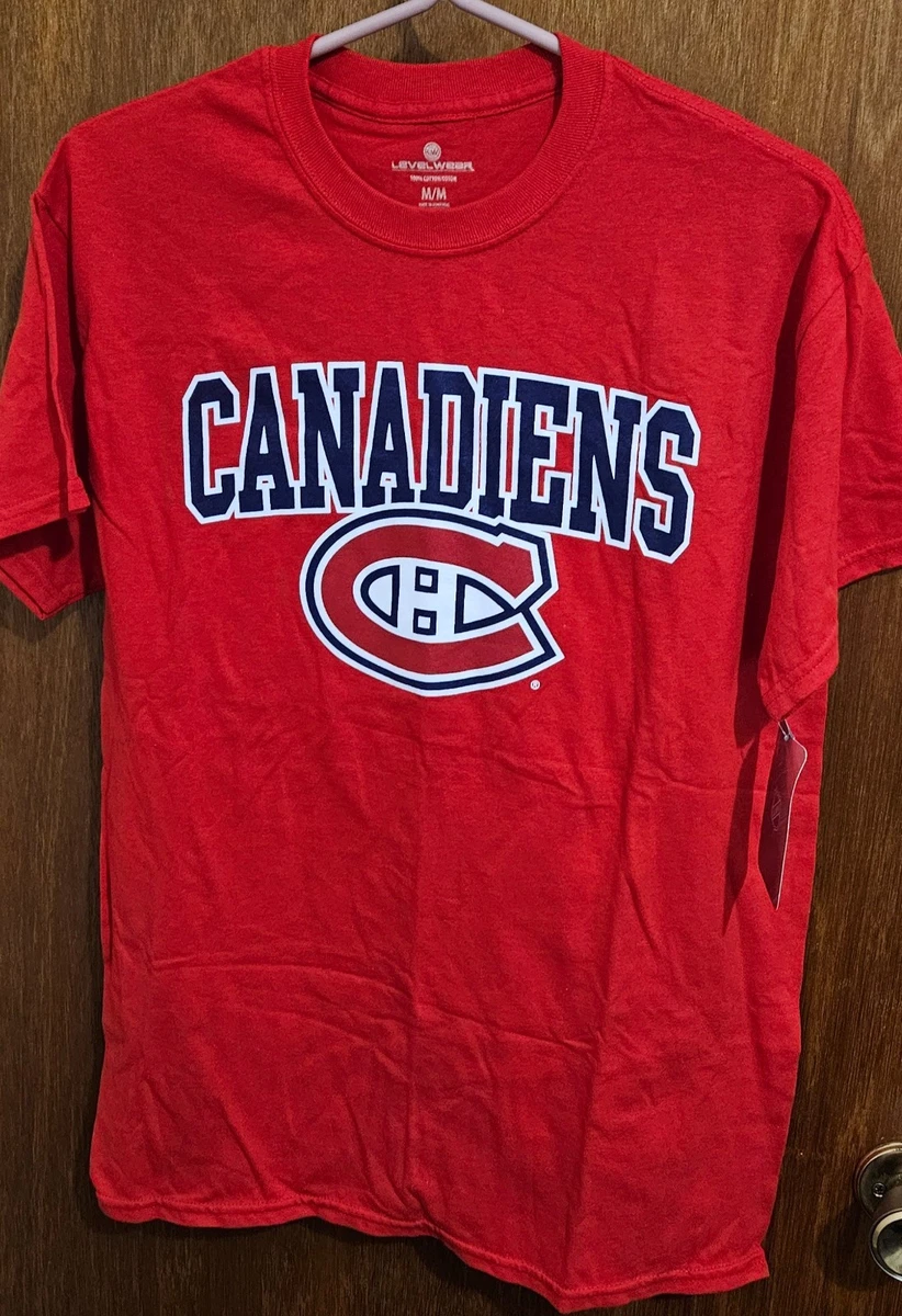 T-shirt Unisexe Canadiens De Montréal - Logo LNH - Coton Léger - FunnyArtHub
