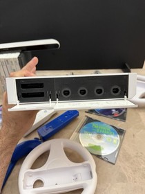 Nintendo Wii Bundle - Power, A/V Cables, & Sensor - 10 Games & Accesories