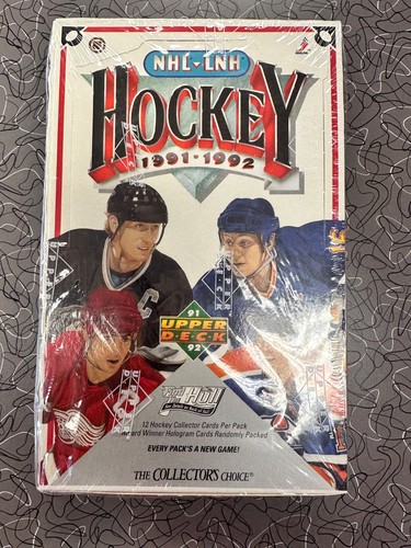 1991-92 UD Upper Deck NHL Hockey Factory Sealed 36 Pack Box