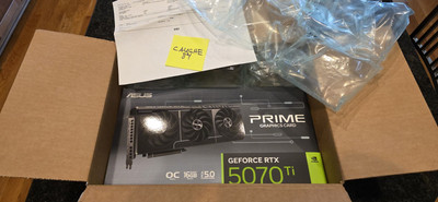 ASUS PRIME GeForce RTX 5070 Ti 16GB GDDR7 OC Edition Graphics Card 