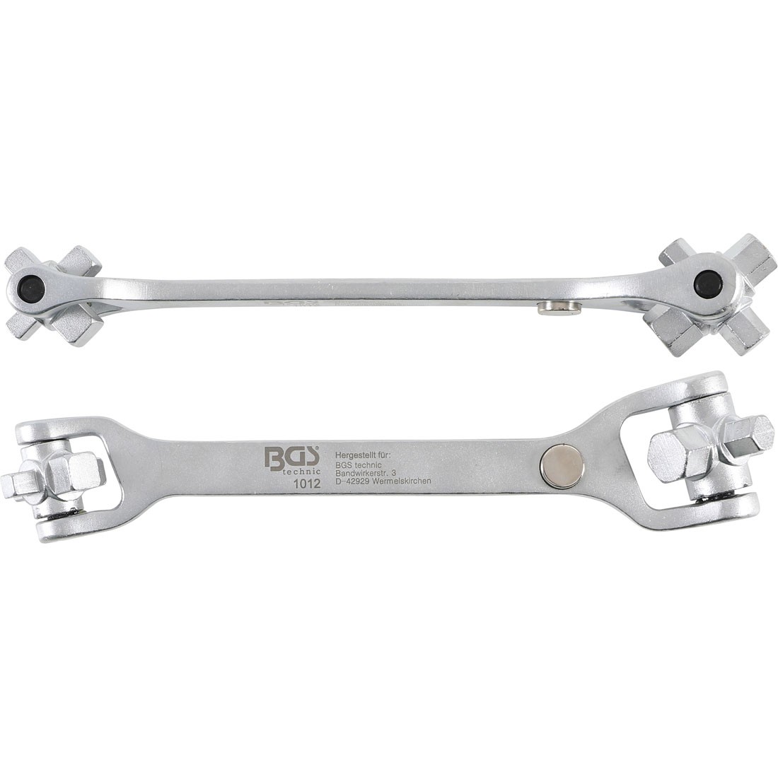 Clé de vidange pour débloquer les bouchons de carter d'huile BGS Technic