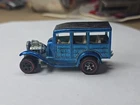 Hot Wheels 1968 Redline Blue Classic ‘31 Ford Woody Diecast Original Vintage