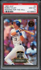 BB - 1993 - LEAF HEADING FOR THE HALL - #3 - ROBIN YOUNT - PSA 10