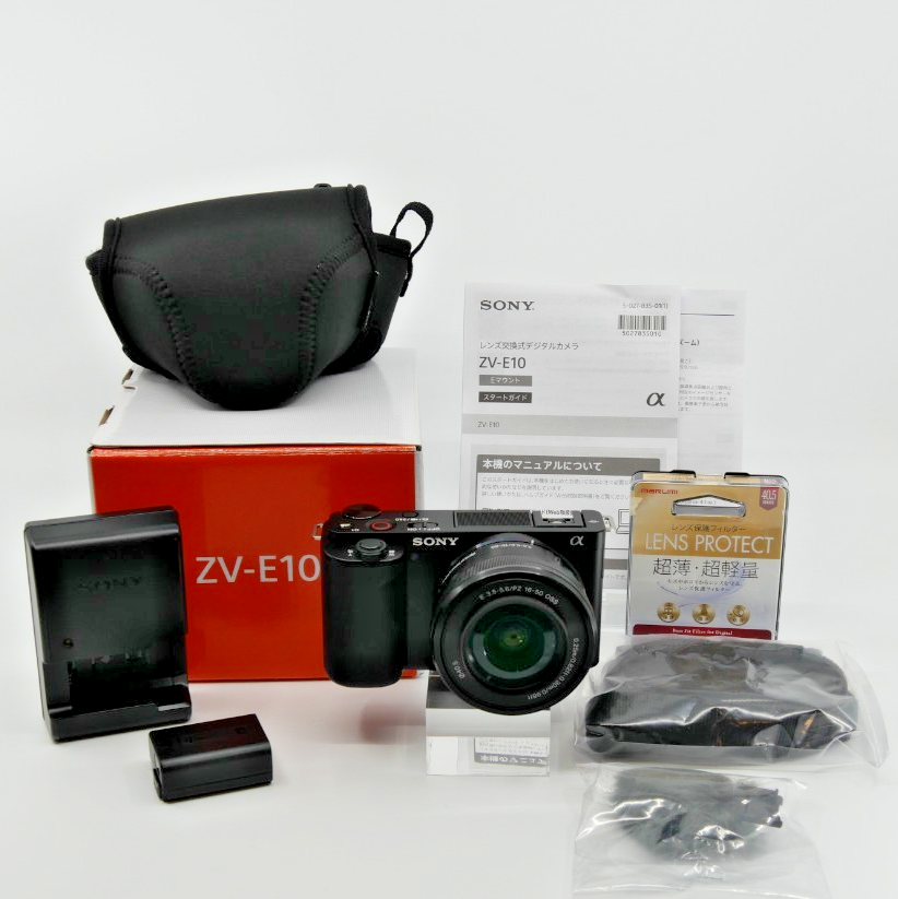 Sony Alpha ZV-E10 Mirrorless Digital Camera & 16-50mm Lens