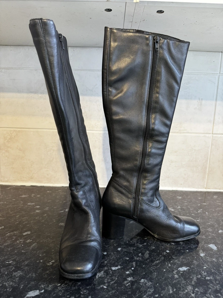 Bottines Cowboy Barratts En Daim Véritable - Taille 5 UK / 38 EU - Occasion - Talon 3 Pouces