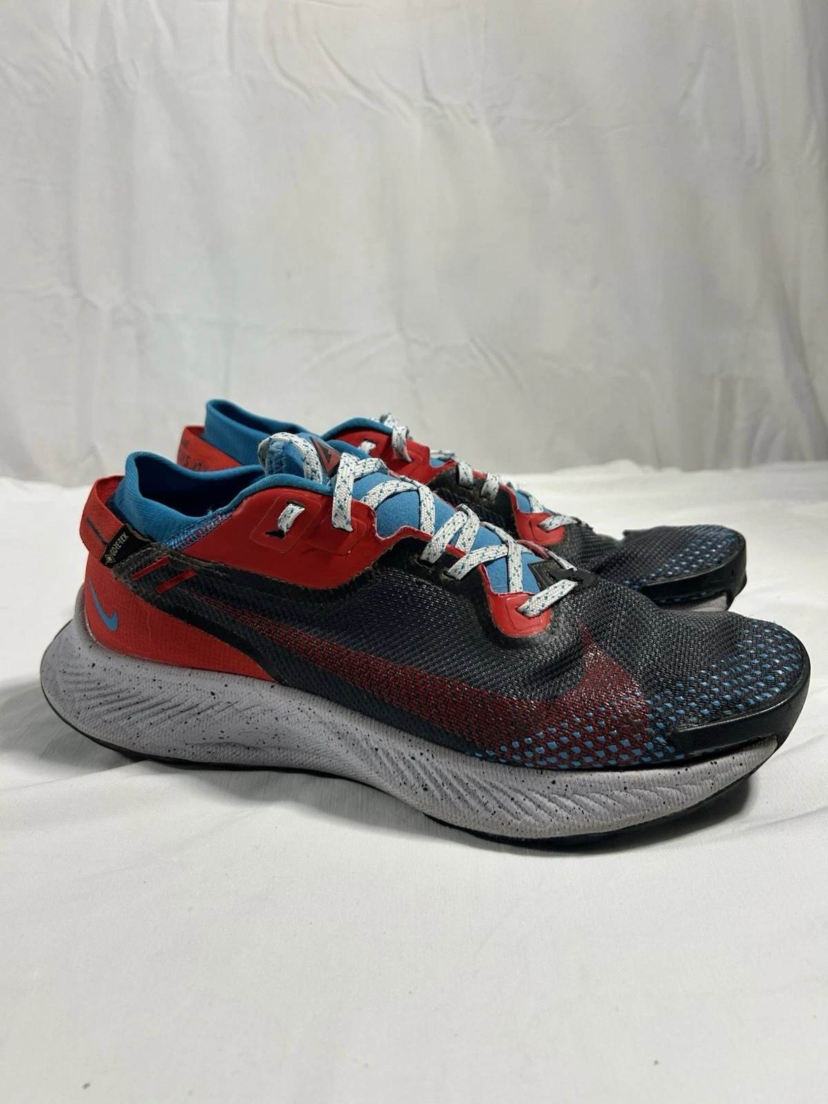 Nike Trail 2 Pegasus GTX Running Shoes MENS Sz 15 DH0202-001 Gray Blue Orange