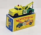 Matchbox Lesney – 13d  Dodge BP Wreck Truck   1965   (ID#397)   RARE SILVER TRIM