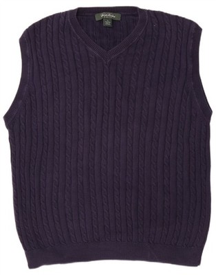 BROOKS BROTHERS Herren Trägershirt Tank Top XL dunkelblau Baumwolle DZ29