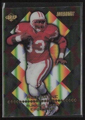 Ron Dayne 2000 Collector's Edge Supreme Edge Tech /100 #ET36 Wisconsin