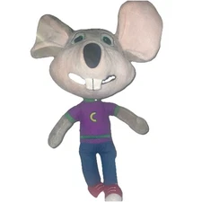 Chuck E Cheese Pizza Mouse 13" Plush Stuffed Animal Toy Chucky Plushie Doll