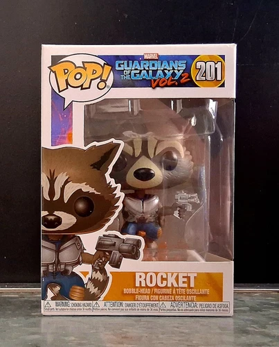 Funko POP! #201 Rocket - Guardianes de la Galaxia Vol. 2