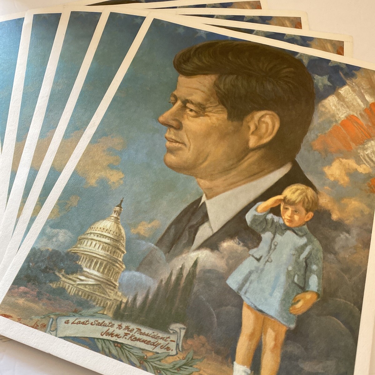 A Last Salute John F Kennedy Jr. 11 X 14” 1964 SET OF 5 | eBay
